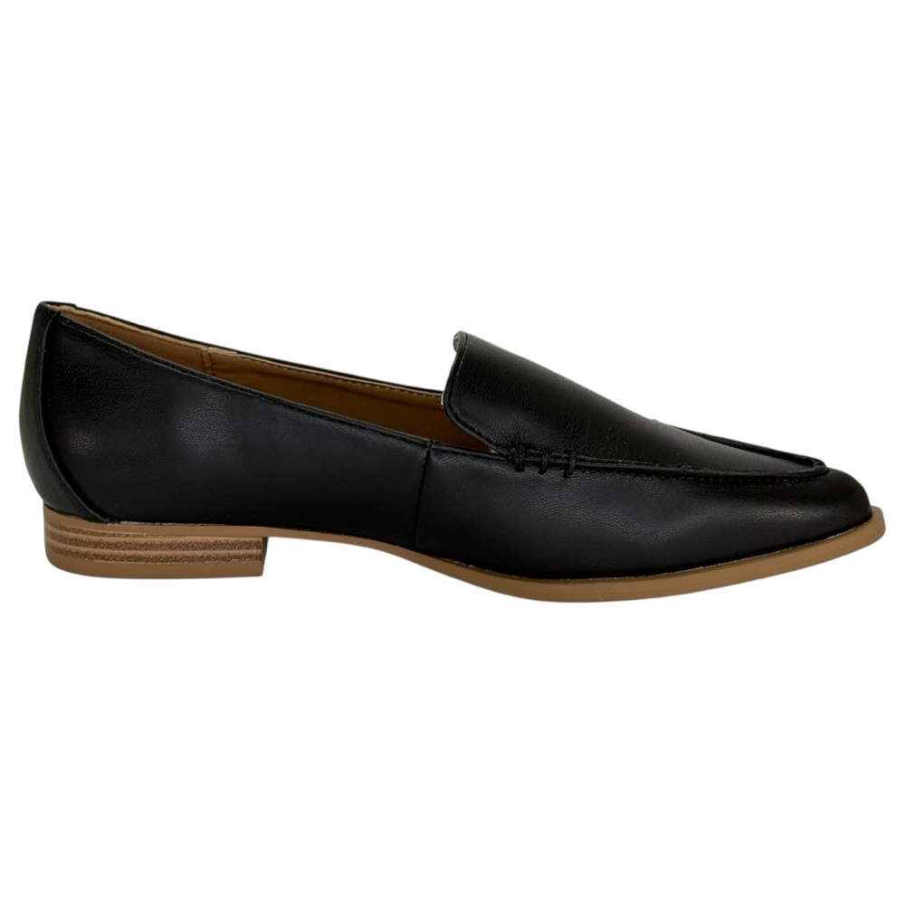 Dolce Vita Island Black Faux Leather Womens Flats Size 6.5M - Picture 5 of 11